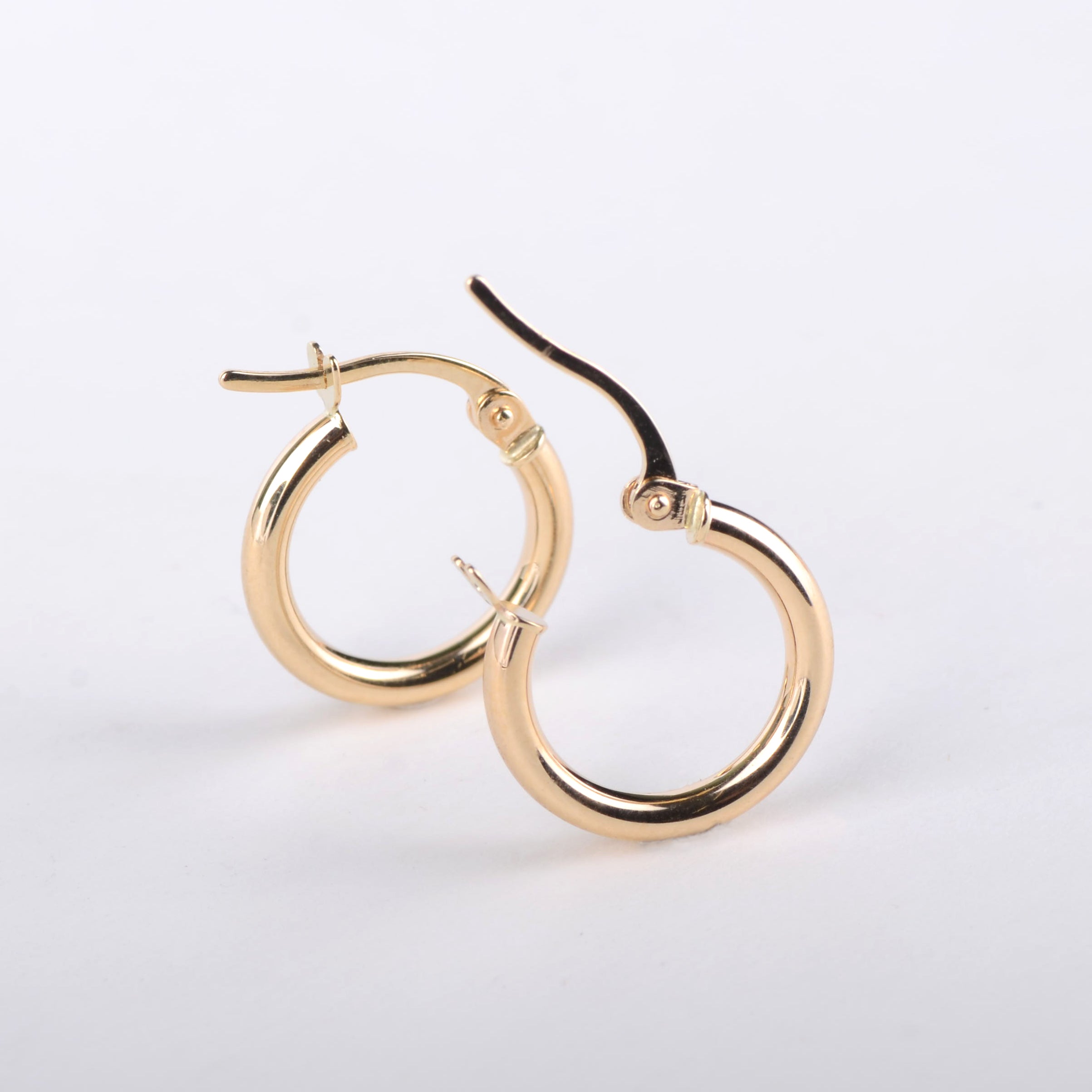 Oorbellen 14k hula hoop