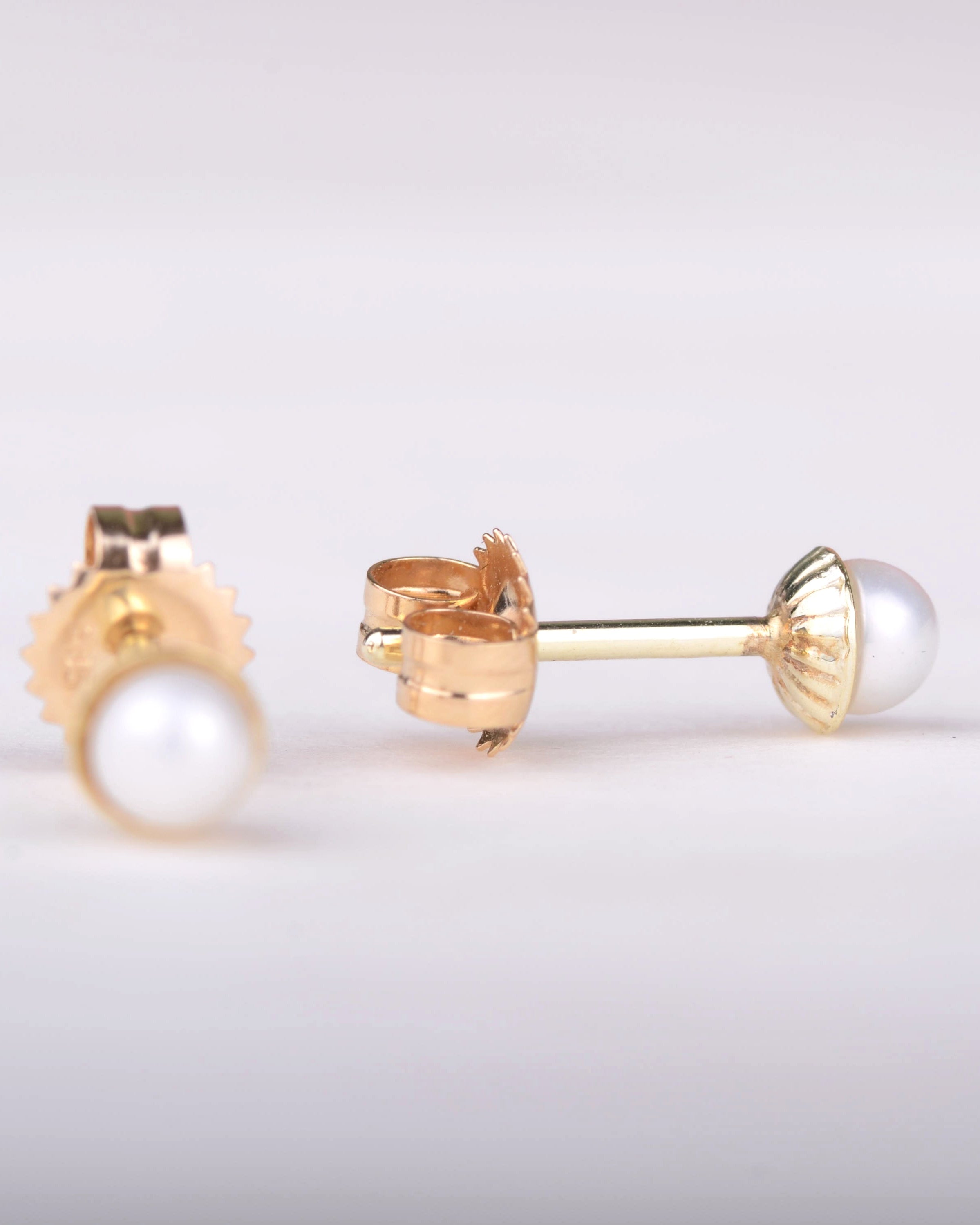 Oorbellen 14k pearl