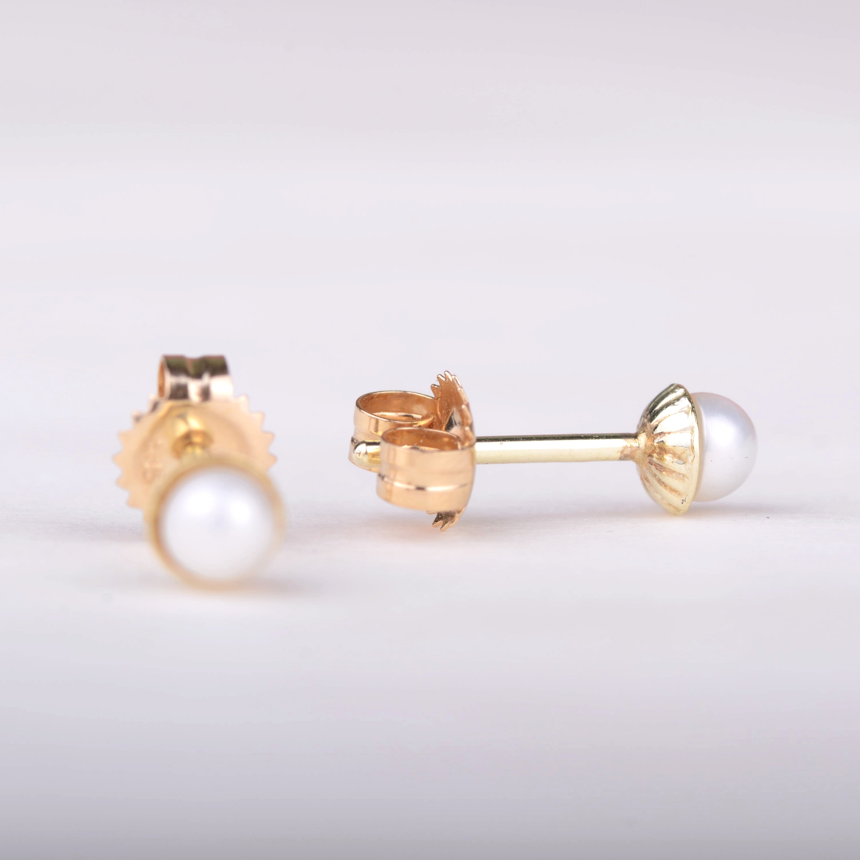 Oorbellen 14k pearl