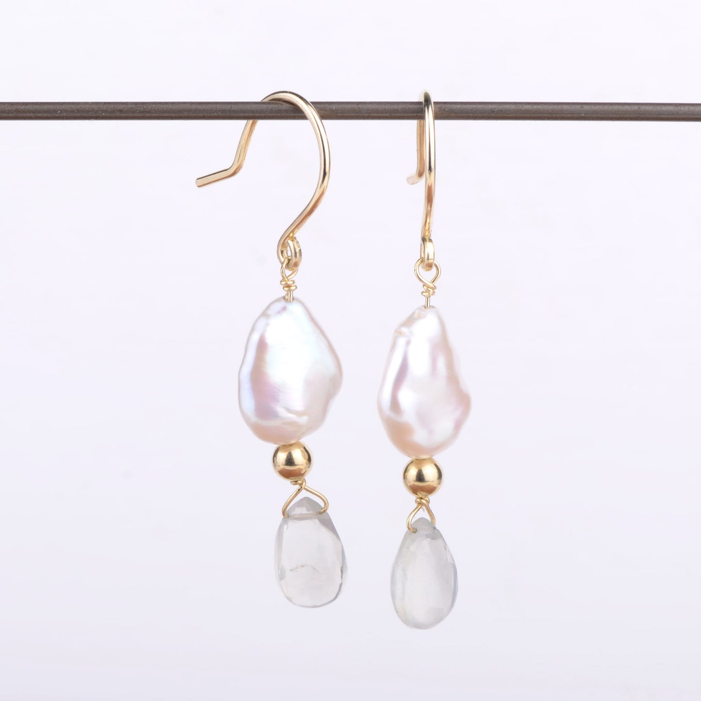 Earrings 14k pearl deluxe