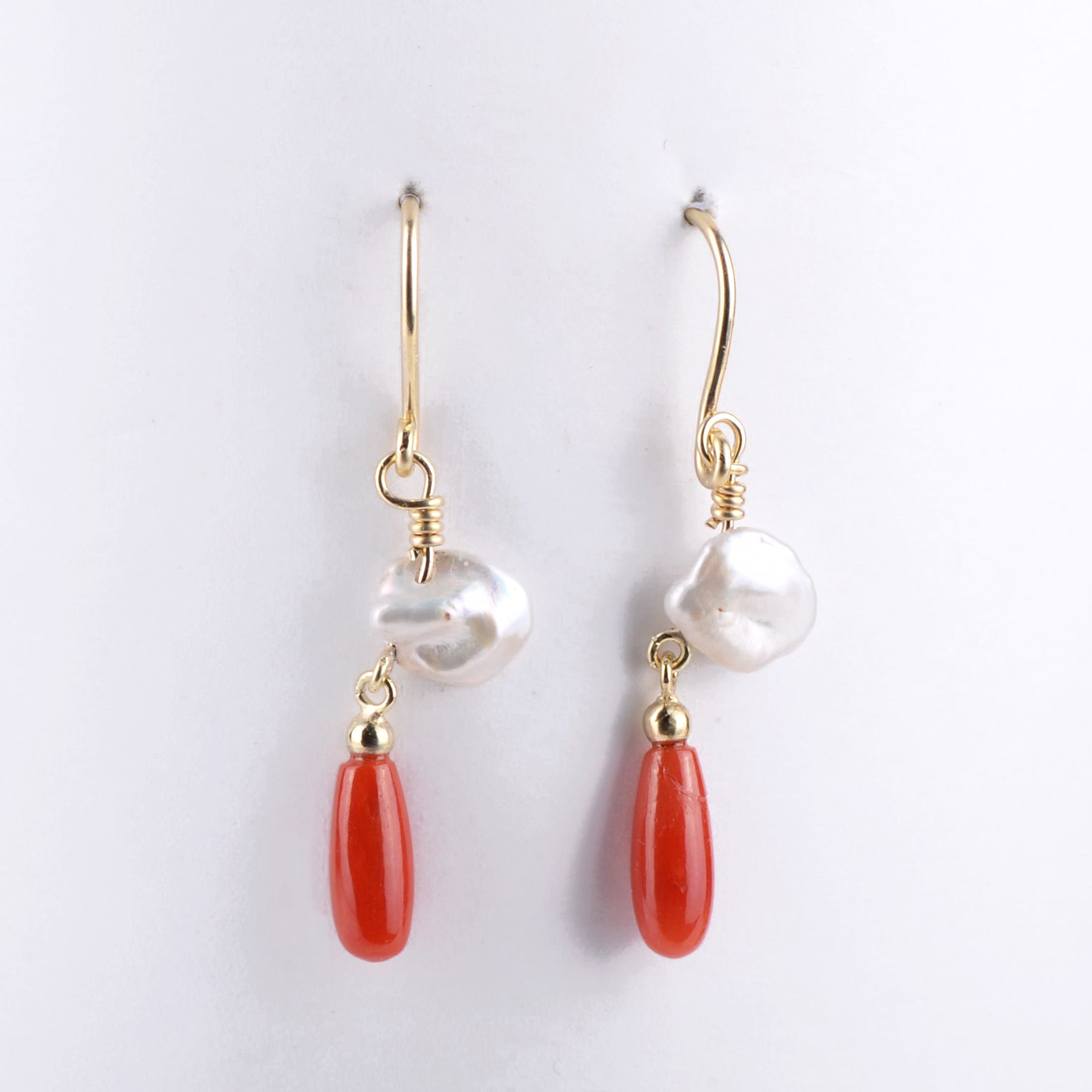 Earrings 14k sea treasure