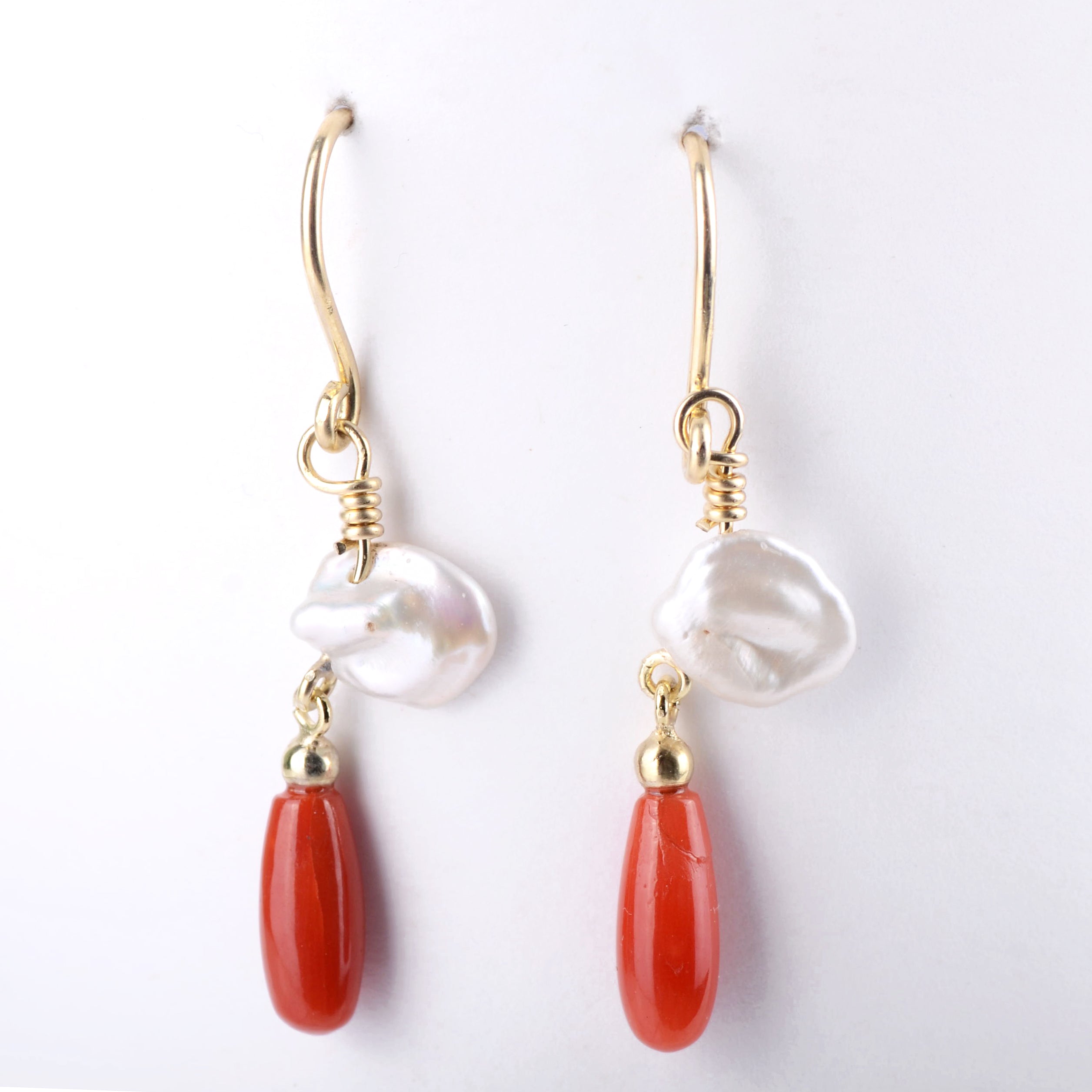Earrings 14k sea treasure