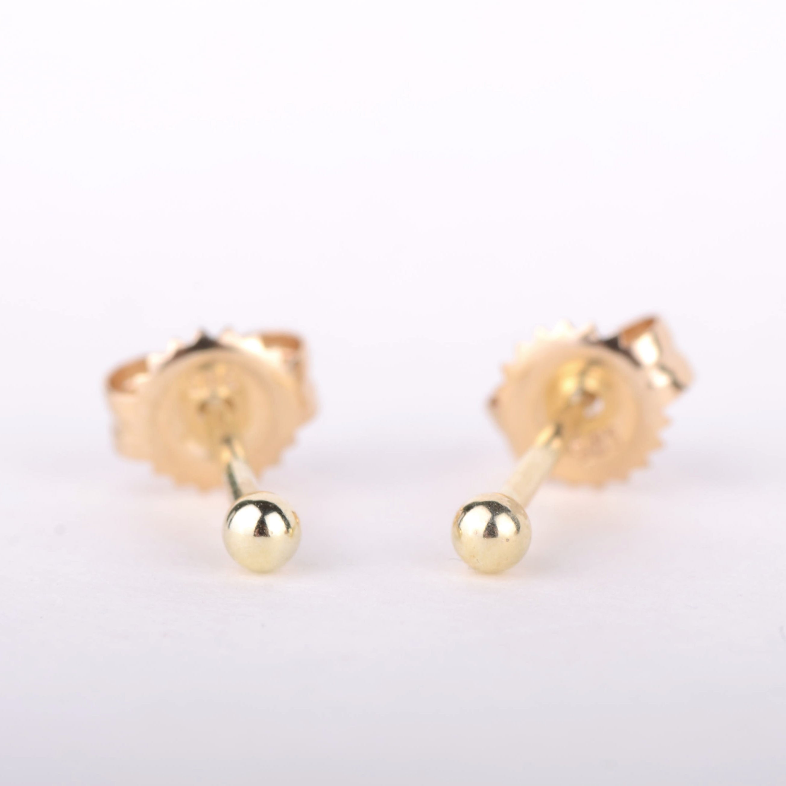 Oorbellen 14k small ball