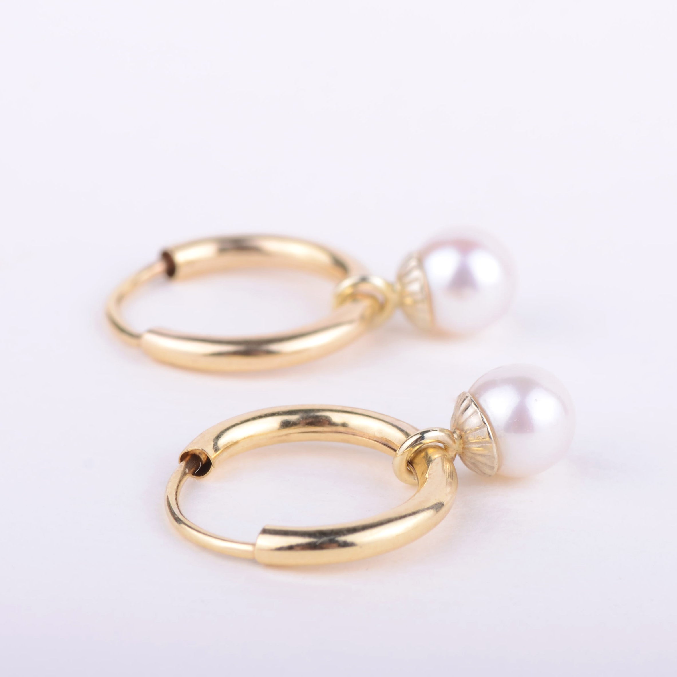 Oorbellen 14k whoops! pearl