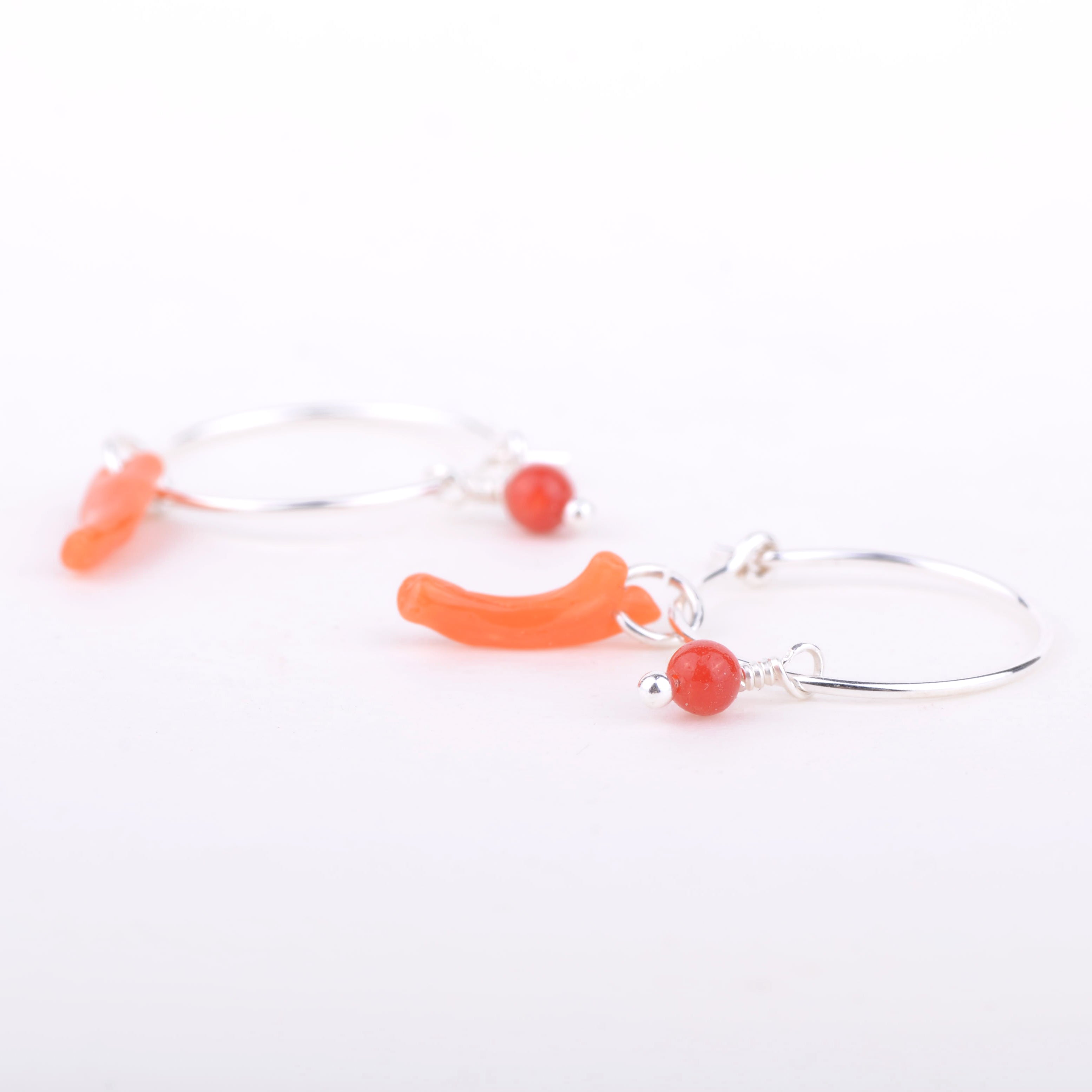 Earrings pomegranate