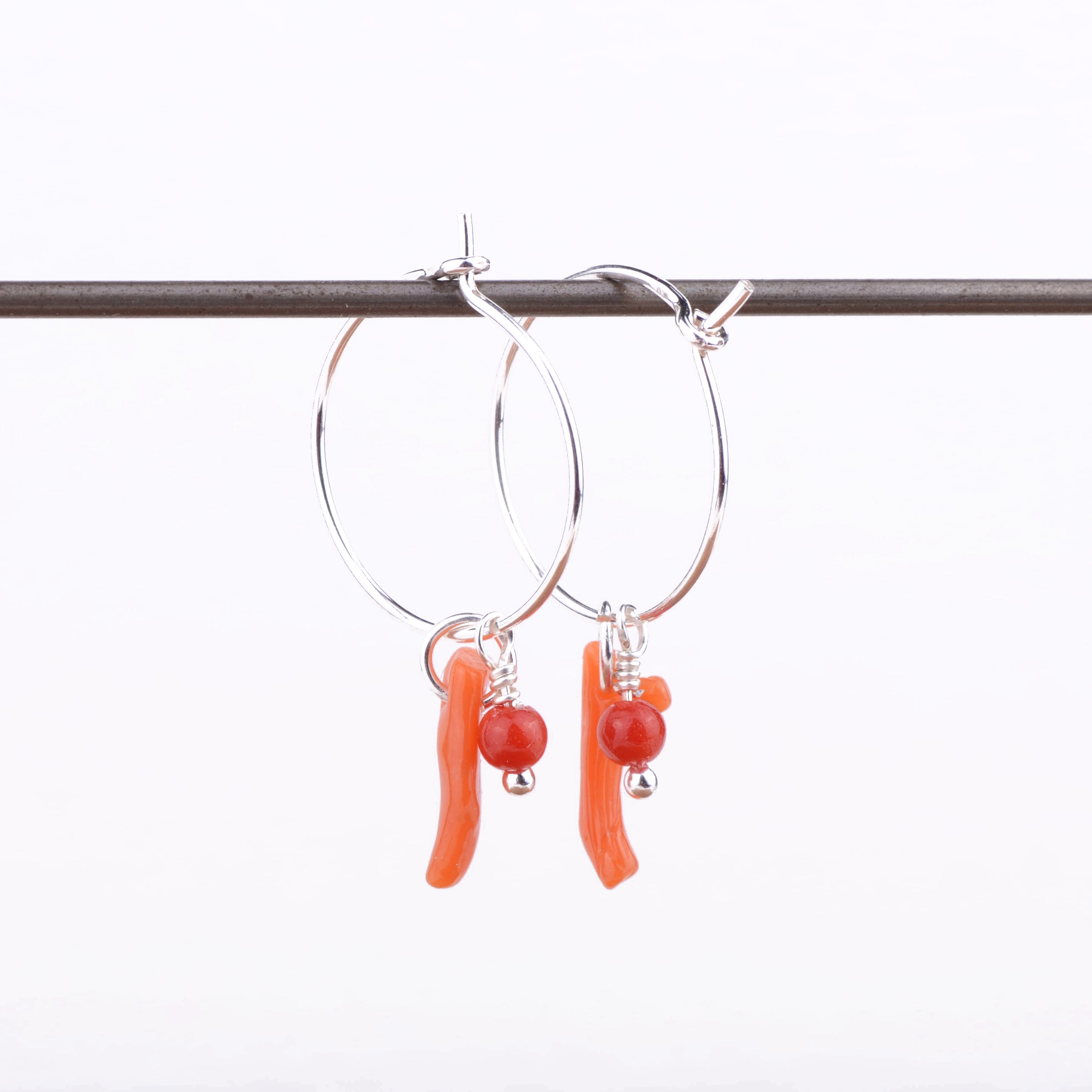 Earrings pomegranate