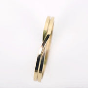 Ring 14k double stripe