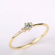 Ring 14k golden duo