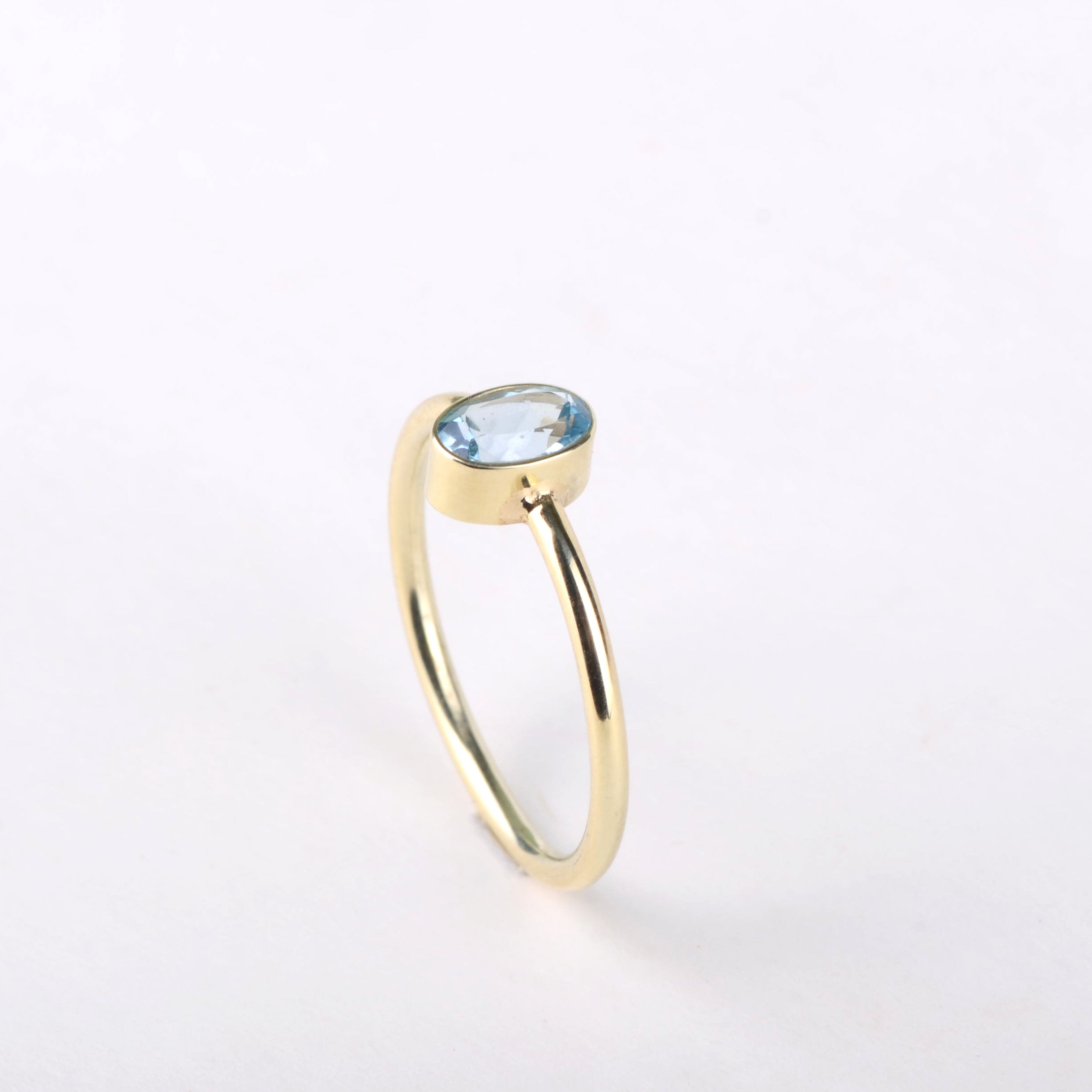 Ring 14k ocean gem