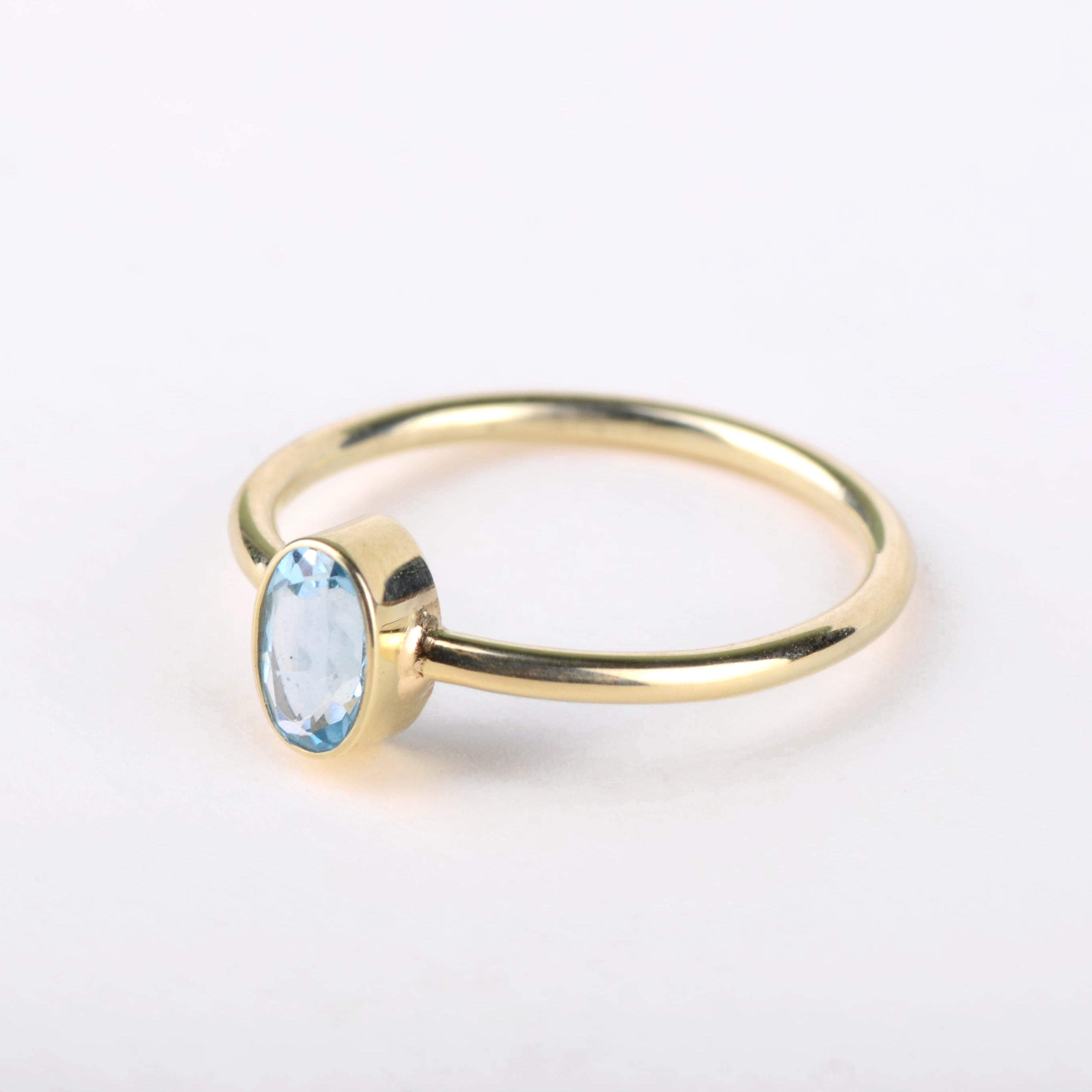 Ring 14k ocean gem