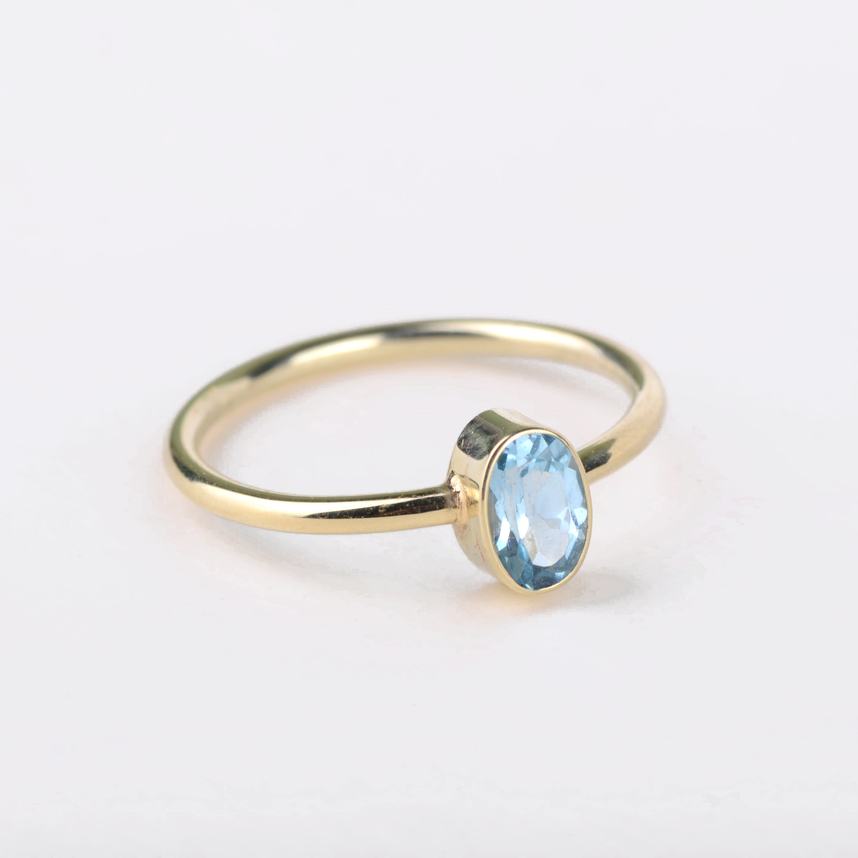 Ring 14k ocean gem