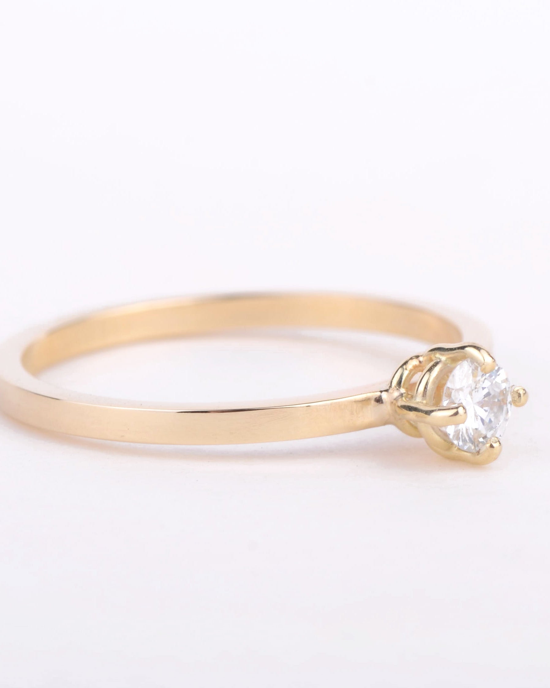 Ring 14k pure diamond