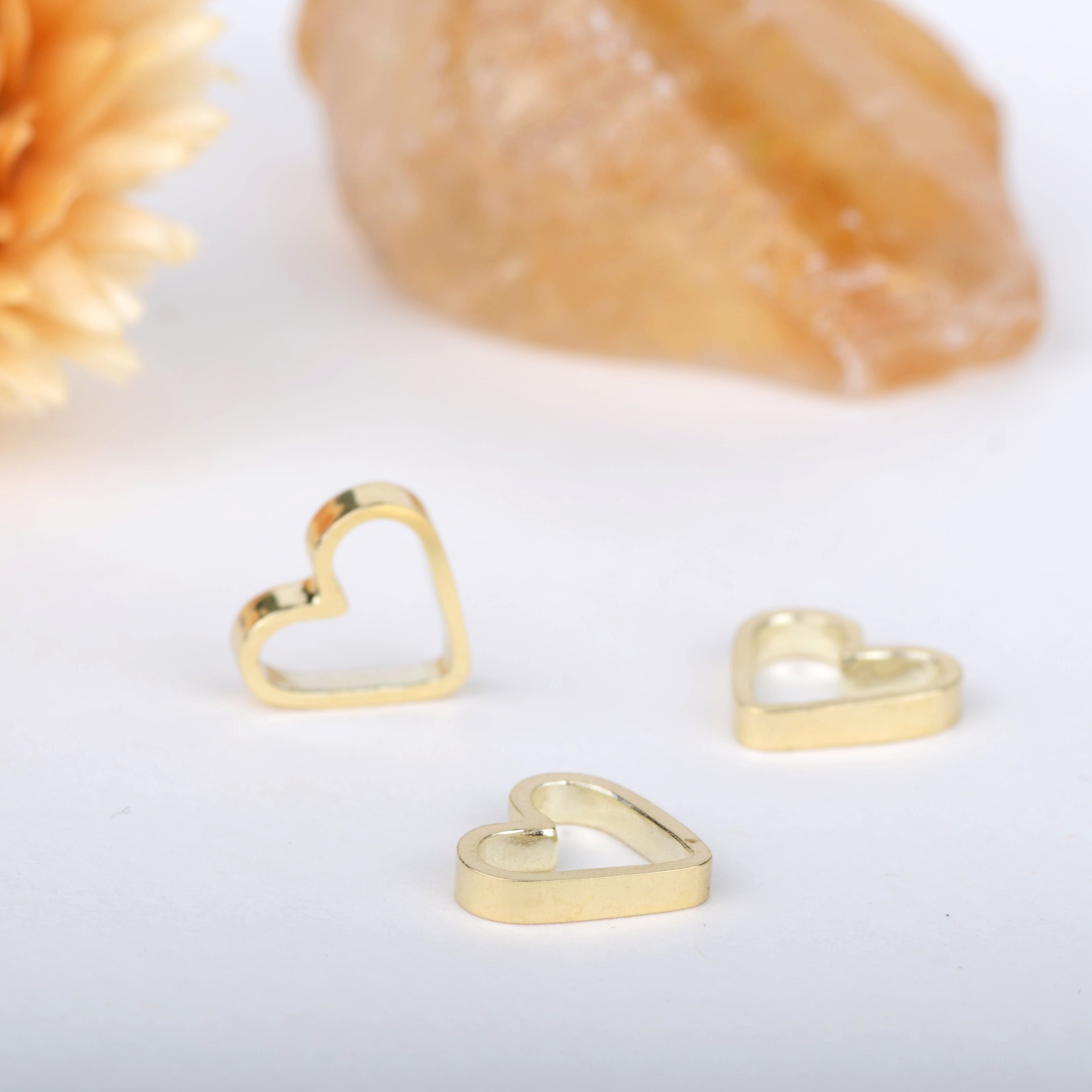 Hanger 14k big heart