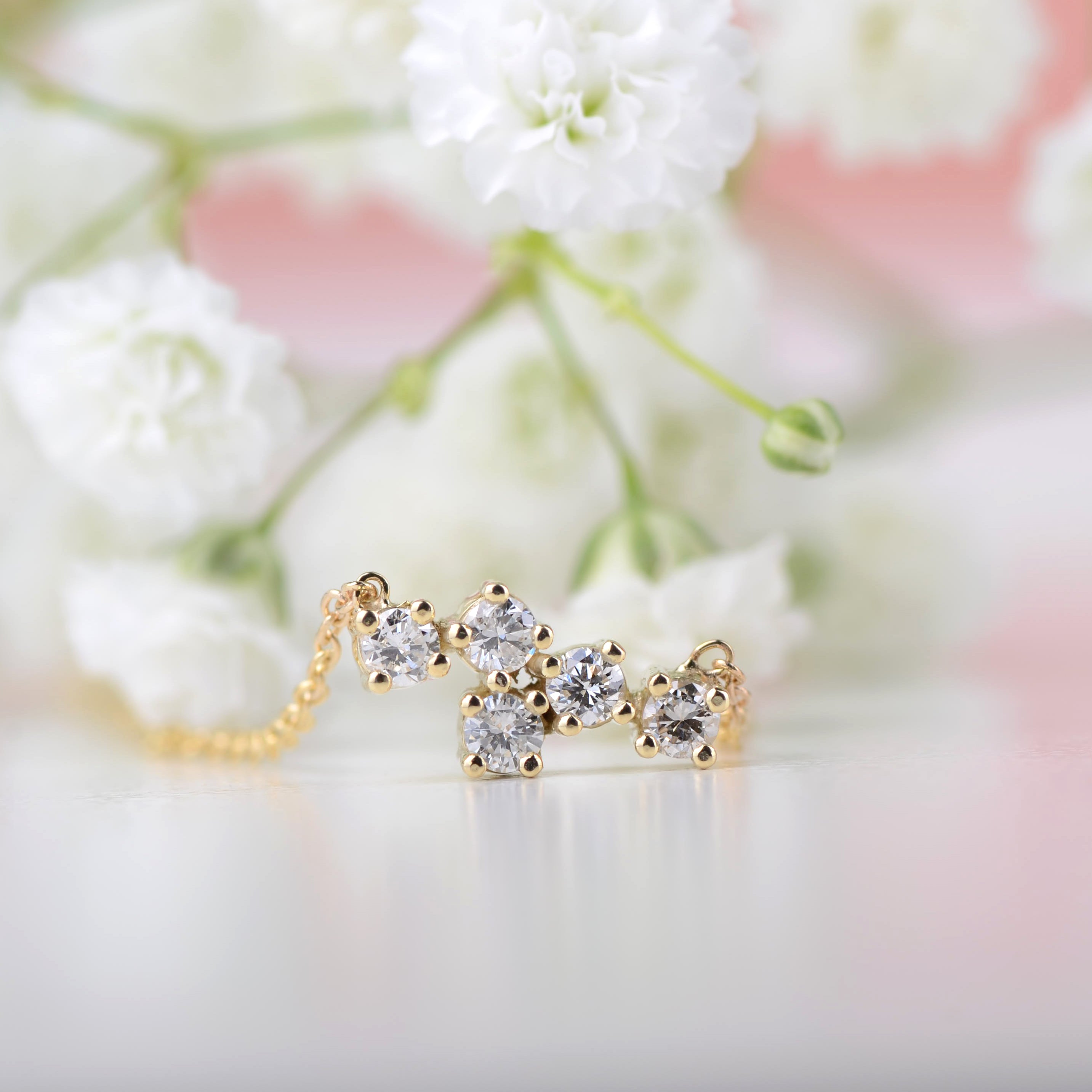 Ketting 14k starlight