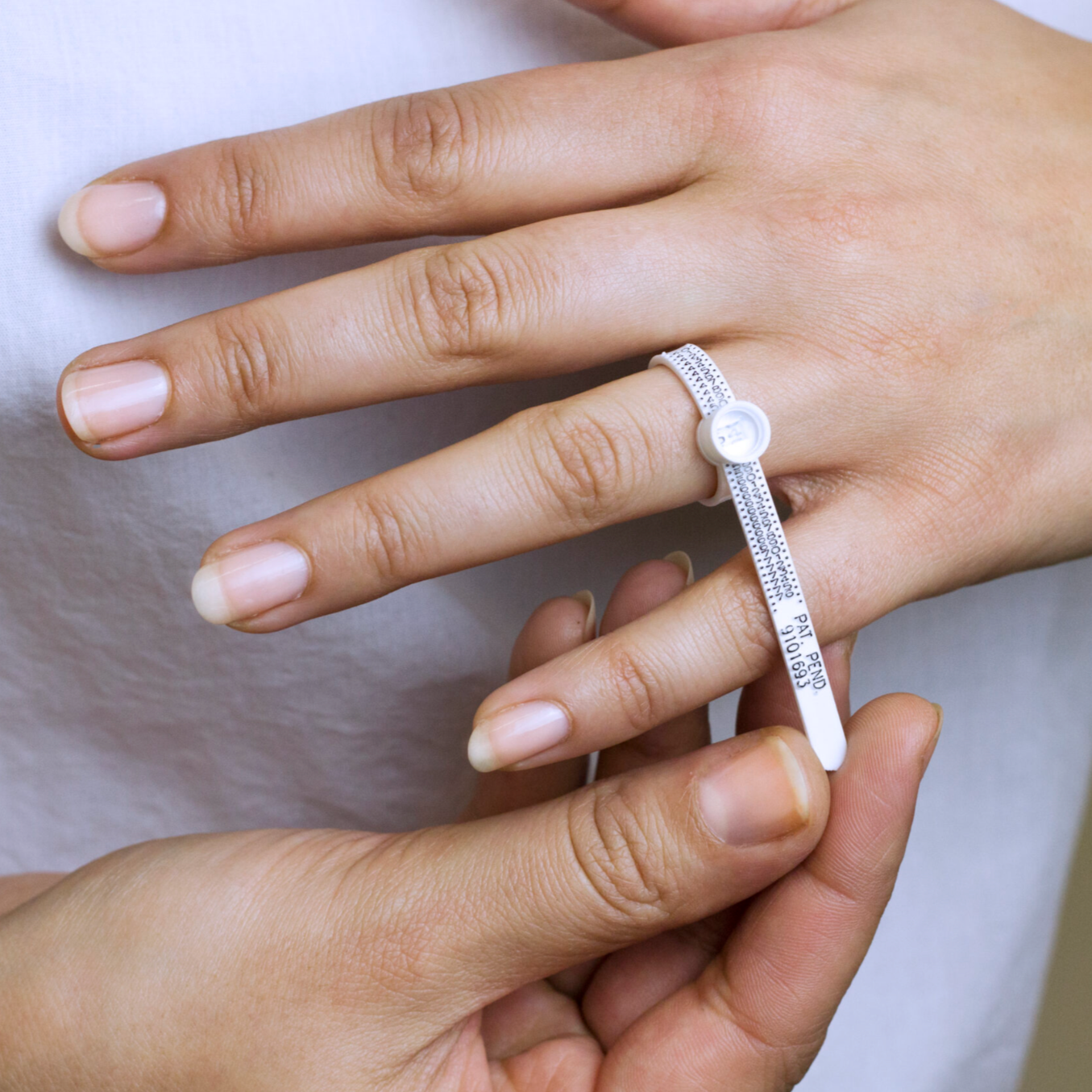Ringsizer thuis je ringmaat opmeten