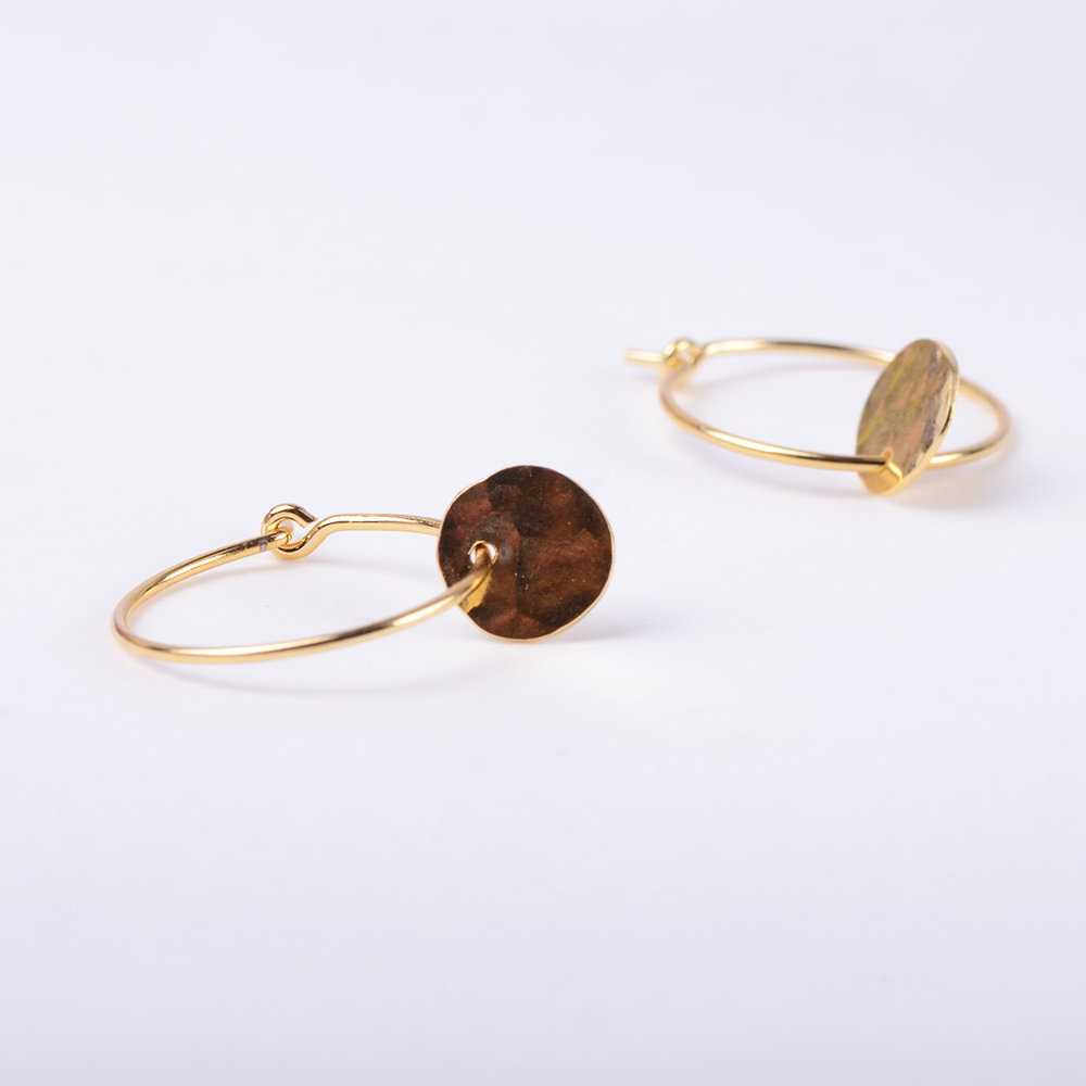 Earrings bubbles hope small