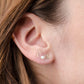 Earrings 14k heart