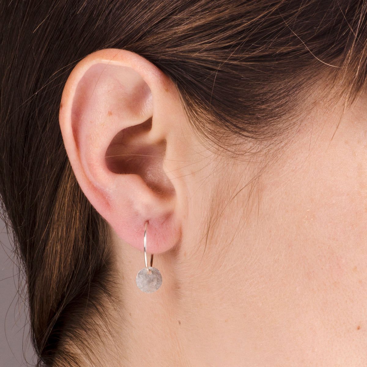 Oorbellen bubbles hoop small