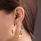 Earrings garland hoop