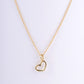 Necklace 14k small heart