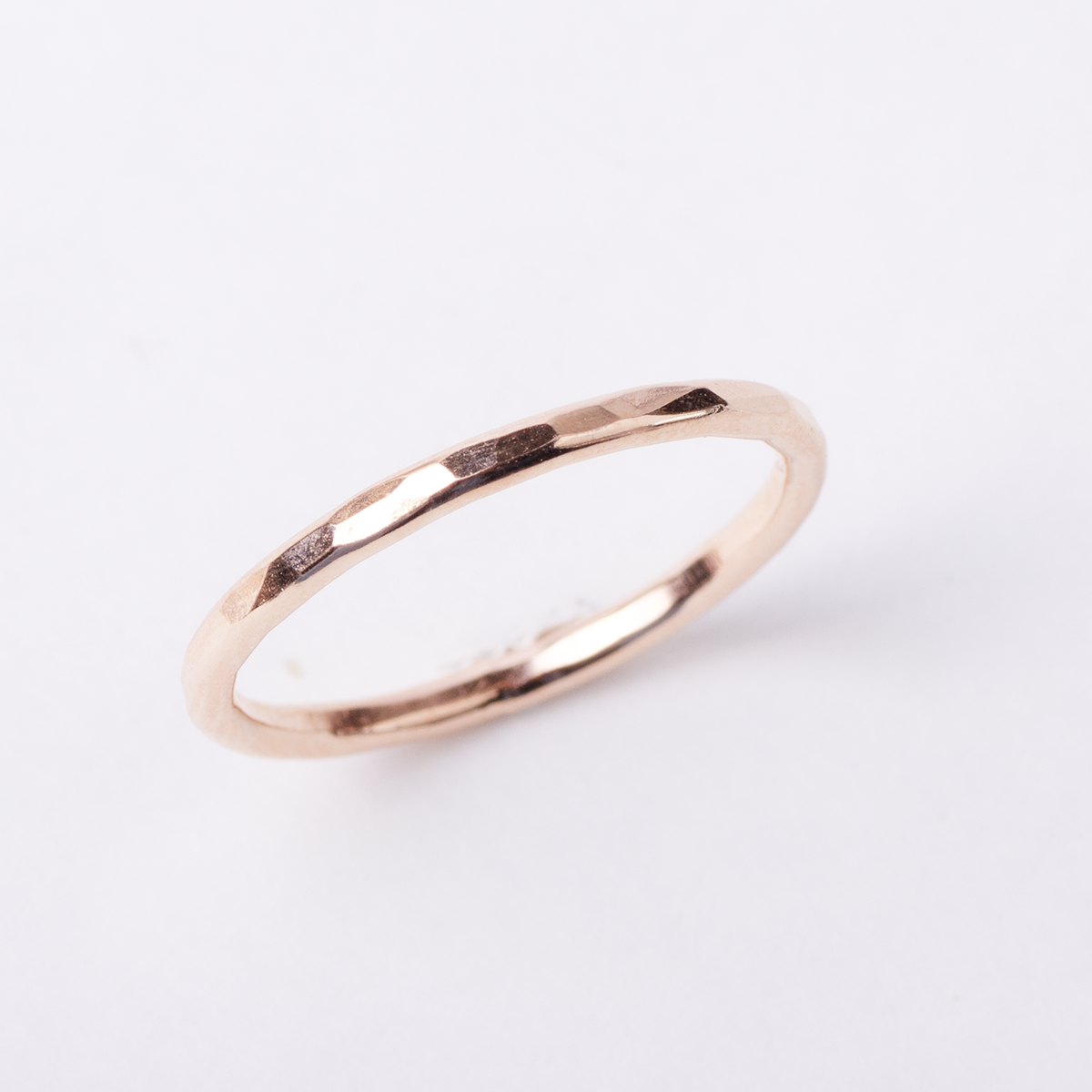 Ring 14k hammered