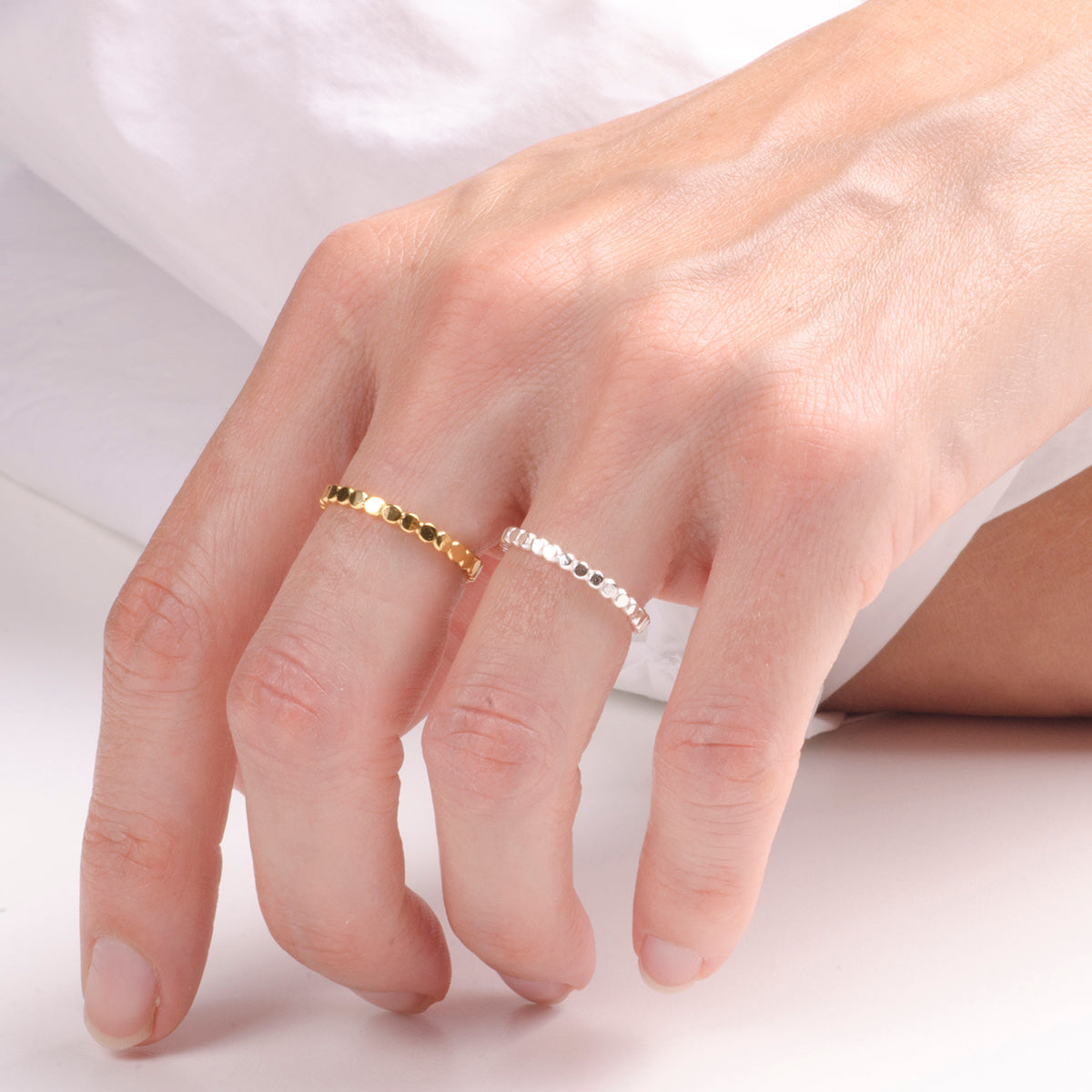 Ring flat pearl