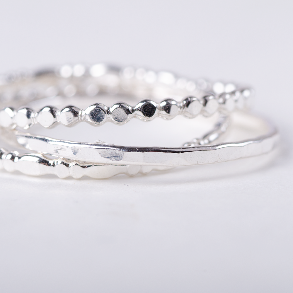 Ring thick three