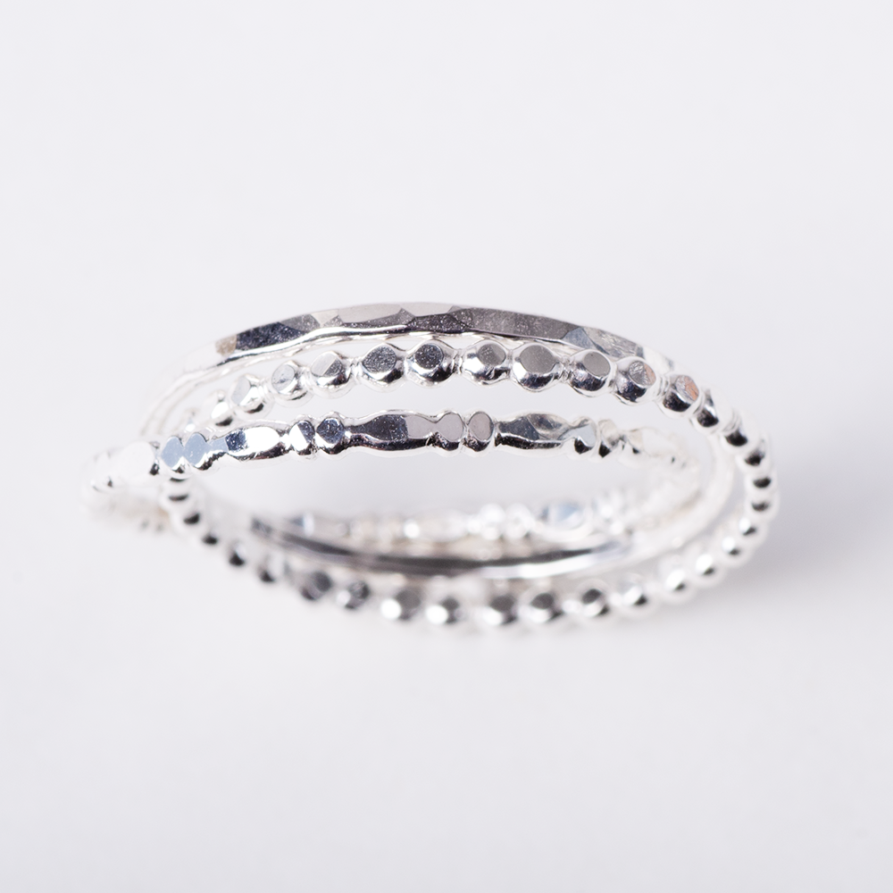 Ring thick three